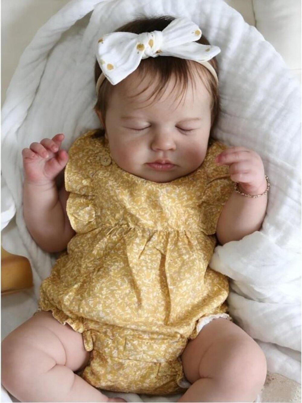 Reborn Baby Doll Girl 20” Full Body Silicone Realistic Newborn Authentic